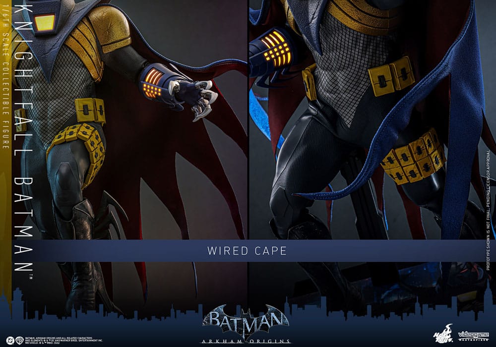  Batman: Arkham Origins Videogame Masterpiece Action Figure 1/6 Knightfall Batman 32 cm 4895228621757