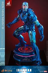 Iron Man Movie Masterpiece Diecast Action Figure 1/6 Iron Man Mark III (Stealth Mode Ver.) 2.0 Hot Toys Exclusive 33 cm 4895228621924