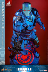Iron Man Movie Masterpiece Diecast Action Figure 1/6 Iron Man Mark III (Stealth Mode Ver.) 2.0 Hot Toys Exclusive 33 cm 4895228621924