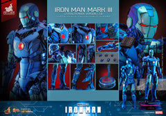 Iron Man Movie Masterpiece Diecast Action Figure 1/6 Iron Man Mark III (Stealth Mode Ver.) 2.0 Hot Toys Exclusive 33 cm 4895228621924