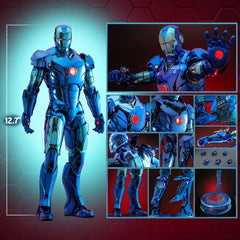 Iron Man Movie Masterpiece Diecast Action Figure 1/6 Iron Man Mark III (Stealth Mode Ver.) 2.0 Hot Toys Exclusive 33 cm 4895228621924