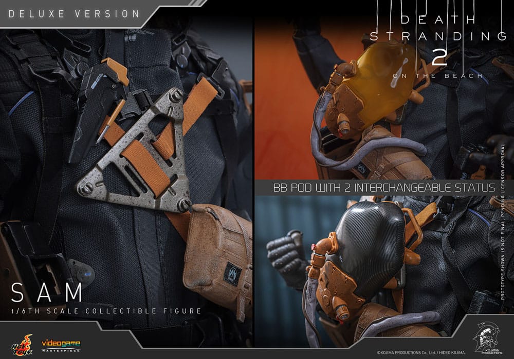 Death Stranding 2: On the Beach Videogame Masterpiece Action Figure 1/6 Sam (Deluxe Version) 31 cm 4895228622655