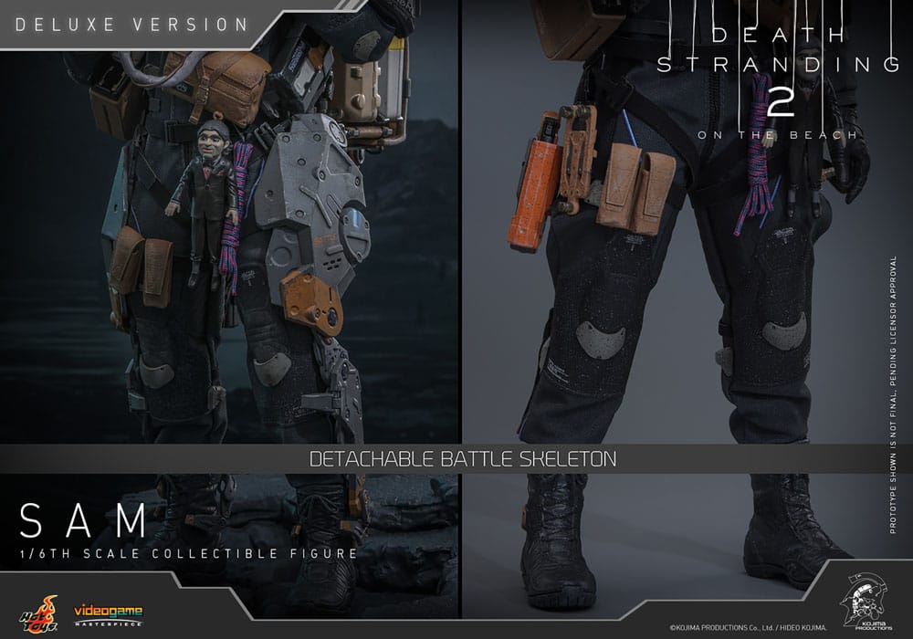 Death Stranding 2: On the Beach Videogame Masterpiece Action Figure 1/6 Sam (Deluxe Version) 31 cm 4895228622655