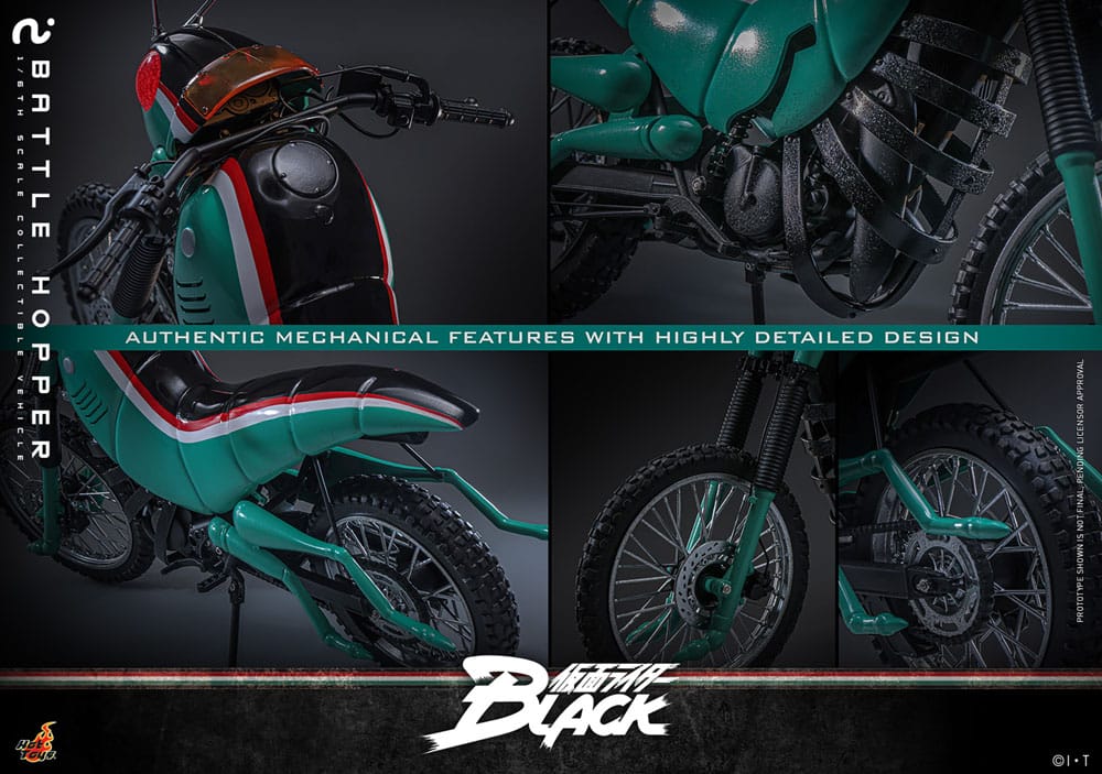 Kamen Rider Black Vehicle 1/6 Battle Hopper 36 cm 4895228622419