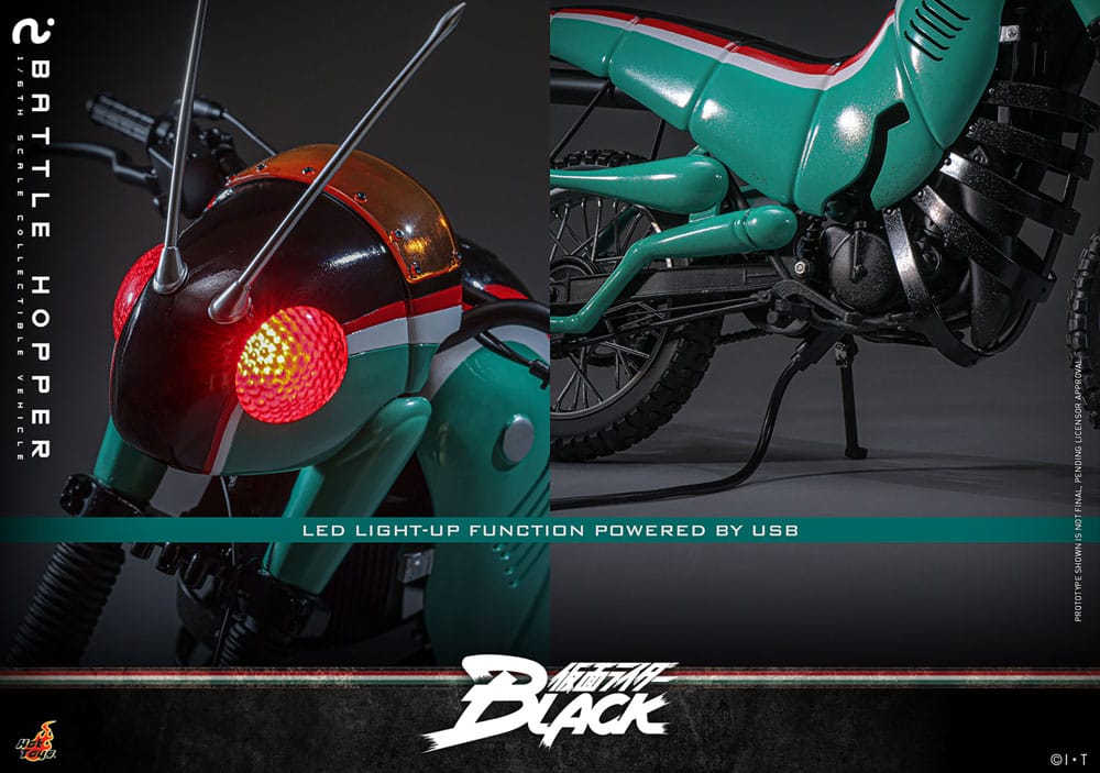 Kamen Rider Black Vehicle 1/6 Battle Hopper 36 cm 4895228622419