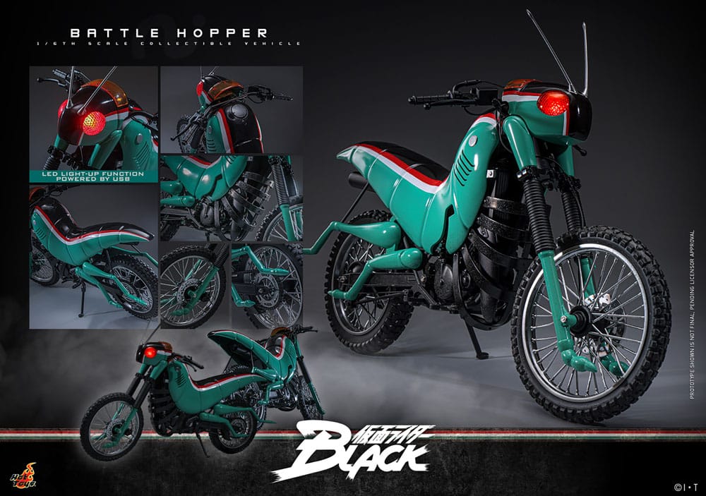 Kamen Rider Black Vehicle 1/6 Battle Hopper 36 cm 4895228622419