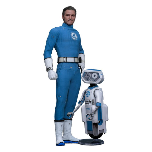 The Fantastic Four: First Steps Movie Masterpiece Action Figure 2-Pack 1/6 Mister Fantastic & H.E.R.B.I.E. 30 cm 4895228622471