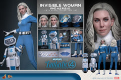The Fantastic Four: First Steps Movie Masterpiece Action Figure 2-Pack 1/6 Invisible Woman & H.E.R.B.I.E. 28 cm 4895228622518