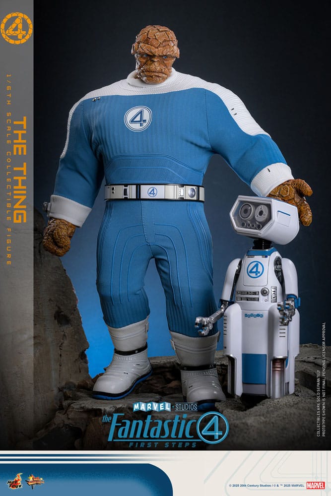 The Fantastic Four: First Steps Movie Masterpiece Action Figure 1/6 The Thing 31 cm 4895228621702