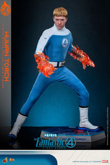 The Fantastic Four: First Steps Movie Masterpiece Action Figure 1/6 Human Torch 30 cm 4895228622785