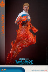The Fantastic Four: First Steps Movie Masterpiece Action Figure 1/6 Human Torch 30 cm 4895228622785