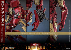 Iron Man Movie Masterpiece Diecast Action Figure 1/6 Iron Man Mark III (Armor Suit Up Version) 32 cm 4895228622532