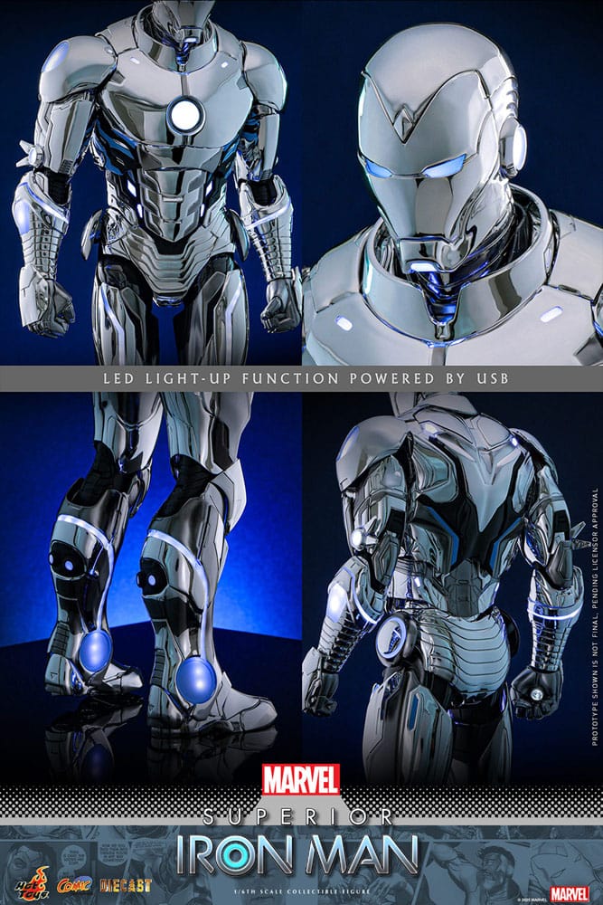 Marvel Comic Diecast Masterpiece Action Figure 1/6 Superior Iron Man 32 cm 4895228622723