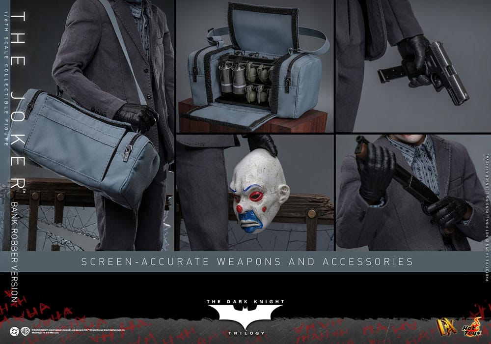 The Dark Knight DX Action Figure 1/6 The Joker (Bank Robber Version) 30 cm 4895228622594