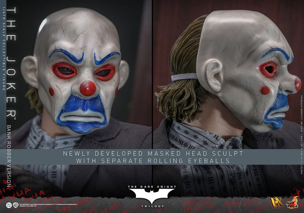 The Dark Knight DX Action Figure 1/6 The Joker (Bank Robber Version) 30 cm 4895228622594