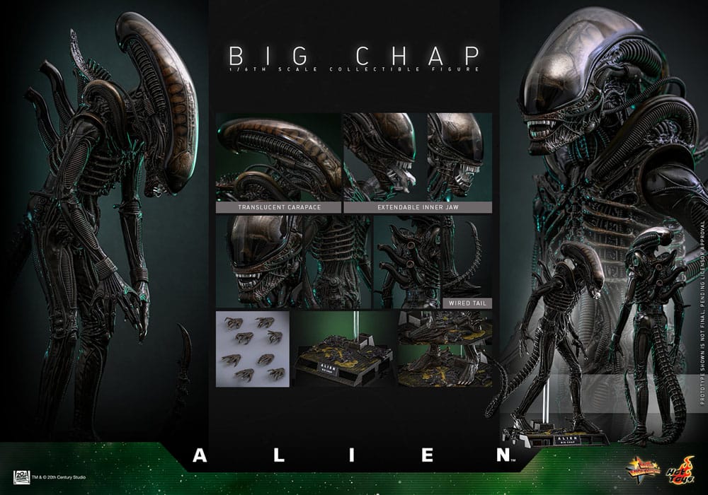 Alien Movie Masterpiece Action Figure 1/6 Big Chap 36 cm 4895228622556