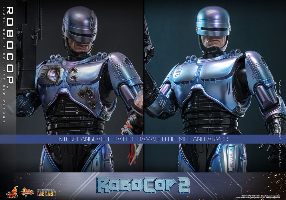 RoboCop 2 Movie Masterpiece Diecast Action Figure 1/6 RoboCop 30 cm 4895228622747