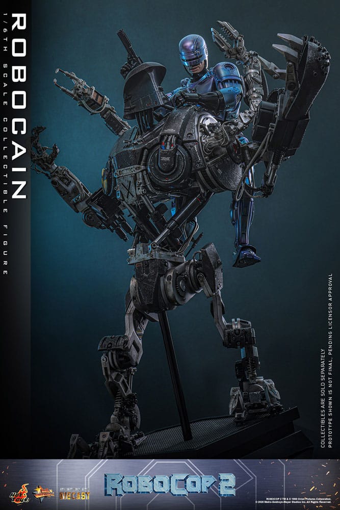 RoboCop 2 Movie Masterpiece Diecast Action Figure 1/6 RoboCain 40 cm 4895228622761