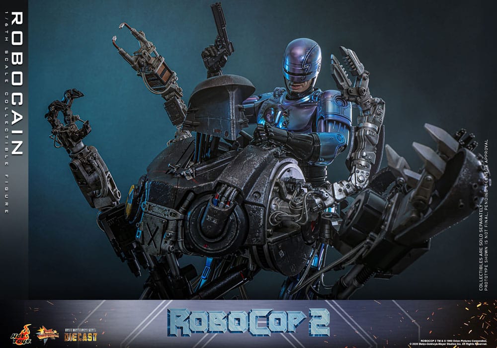 RoboCop 2 Movie Masterpiece Diecast Action Figure 1/6 RoboCain 40 cm 4895228622761