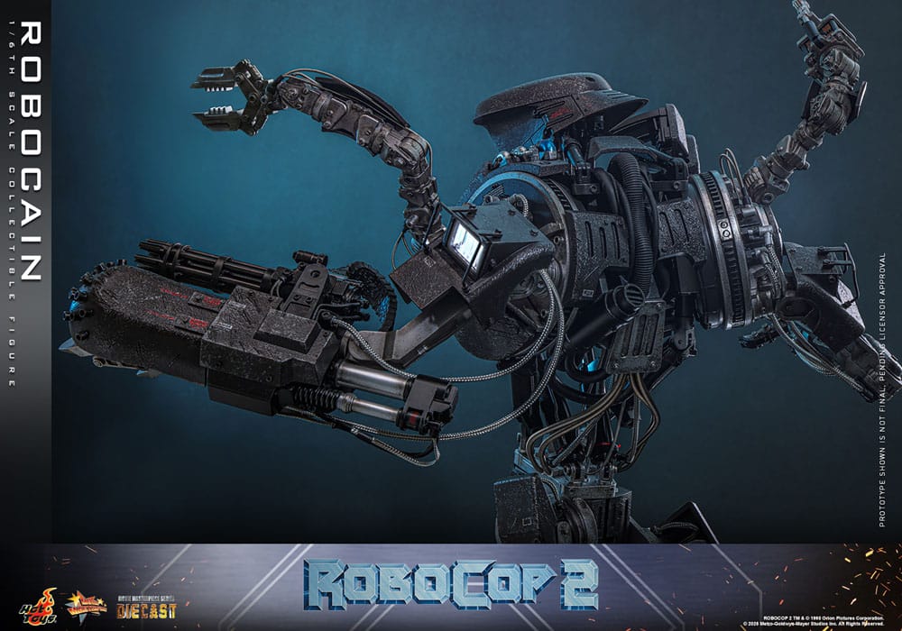RoboCop 2 Movie Masterpiece Diecast Action Figure 1/6 RoboCain 40 cm 4895228622761