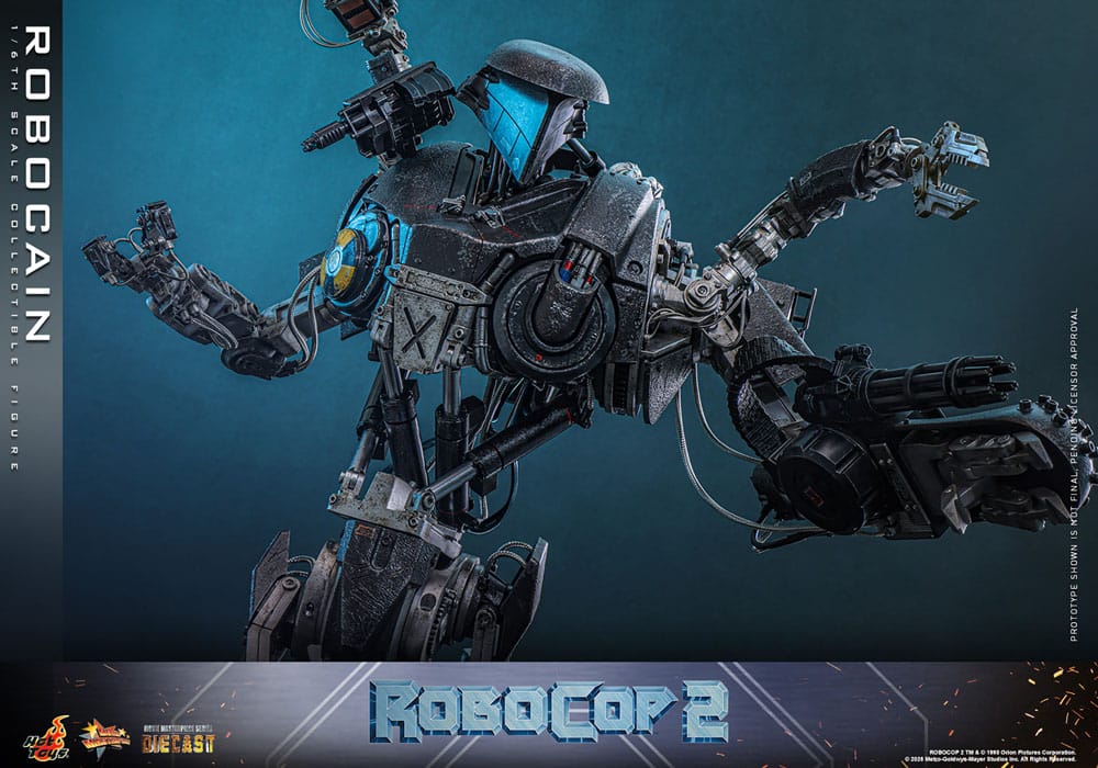 RoboCop 2 Movie Masterpiece Diecast Action Figure 1/6 RoboCain 40 cm 4895228622761