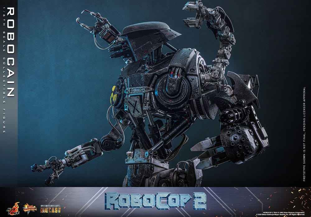 RoboCop 2 Movie Masterpiece Diecast Action Figure 1/6 RoboCain 40 cm 4895228622761