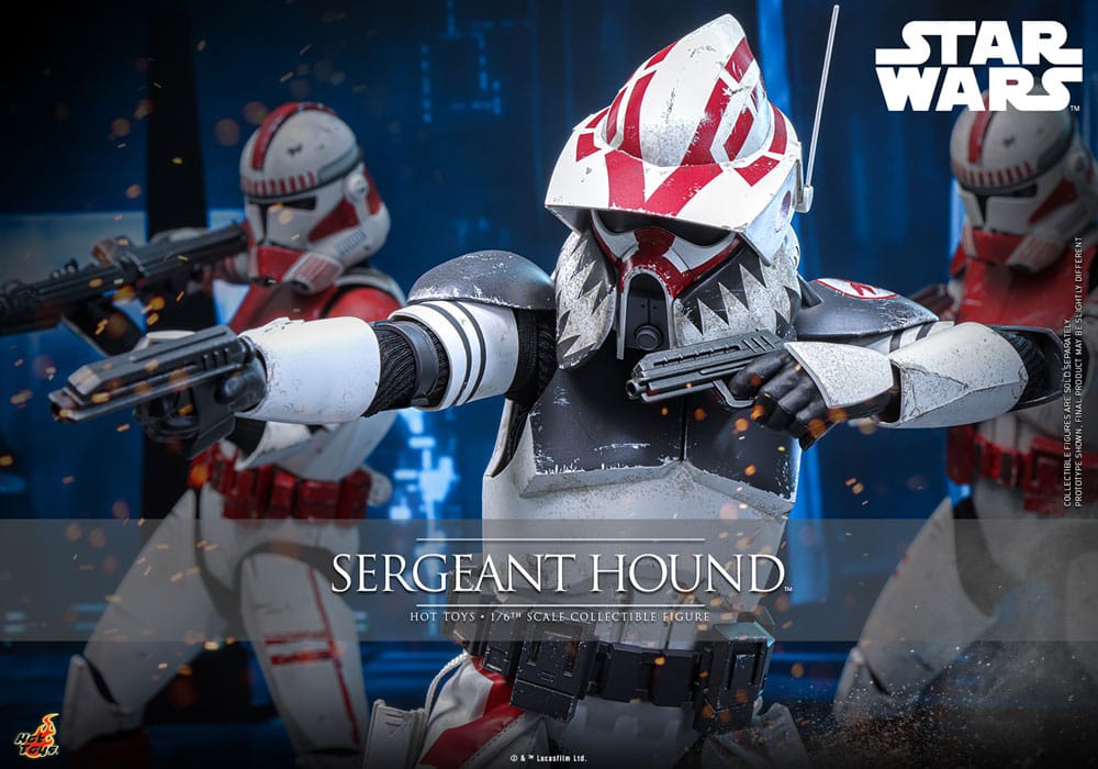 Star Wars: The Clone Wars Action Figure 1/6 Sergeant Hound 30 cm 4895228623225