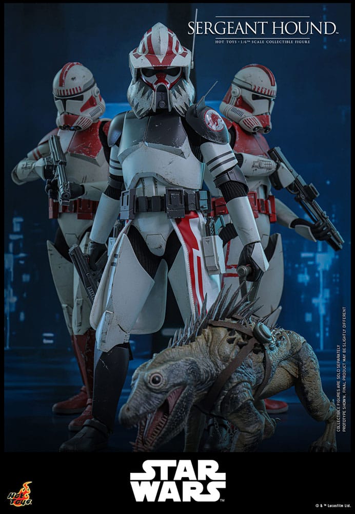 Star Wars: The Clone Wars Action Figure 1/6 Sergeant Hound 30 cm 4895228623225