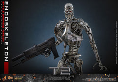 Terminator 2: Judgment Day Movie Masterpiece Die-cast  Action Figure 1/6 Endoskeleton (Battle Damaged Version) 31 cm 4895228623454
