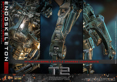 Terminator 2: Judgment Day Movie Masterpiece Die-cast  Action Figure 1/6 Endoskeleton (Battle Damaged Version) 31 cm 4895228623454