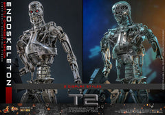 Terminator 2: Judgment Day Movie Masterpiece Die-cast  Action Figure 1/6 Endoskeleton (Battle Damaged Version) 31 cm 4895228623454