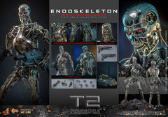 Terminator 2: Judgment Day Movie Masterpiece Die-cast  Action Figure 1/6 Endoskeleton (Battle Damaged Version) 31 cm 4895228623454