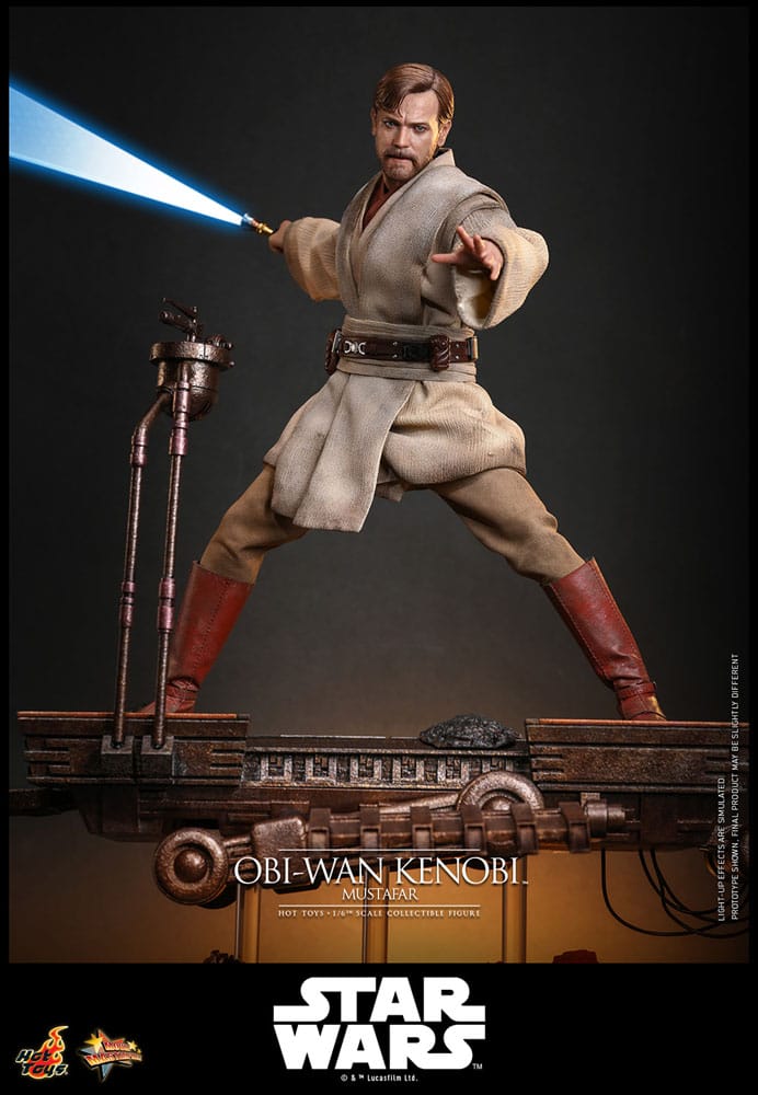 Star Wars: Episode III - Revenge of the Sith Movie Masterpiece Action Figure 1/6 Obi-Wan Kenobi (Mustafar) 31 cm 4895228623508