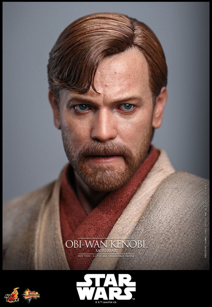 Star Wars: Episode III - Revenge of the Sith Movie Masterpiece Action Figure 1/6 Obi-Wan Kenobi (Mustafar) 31 cm 4895228623508