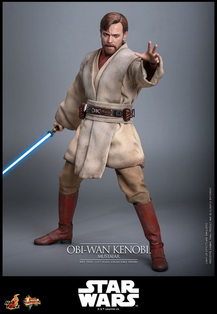 Star Wars: Episode III - Revenge of the Sith Movie Masterpiece Action Figure 1/6 Obi-Wan Kenobi (Mustafar) 31 cm 4895228623508