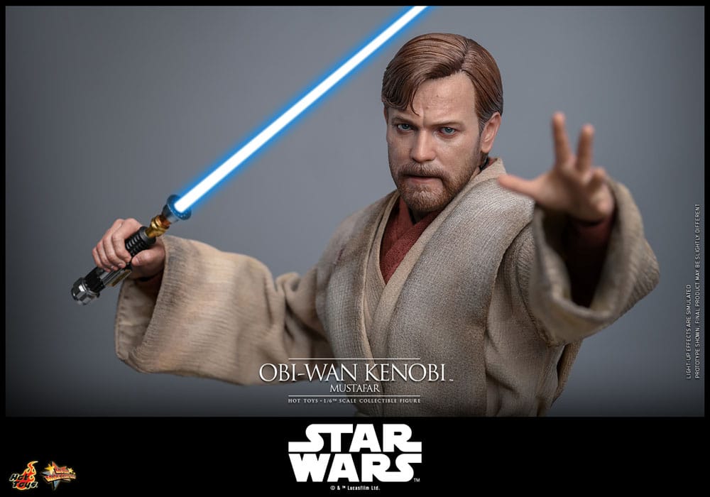 Star Wars: Episode III - Revenge of the Sith Movie Masterpiece Action Figure 1/6 Obi-Wan Kenobi (Mustafar) 31 cm 4895228623508