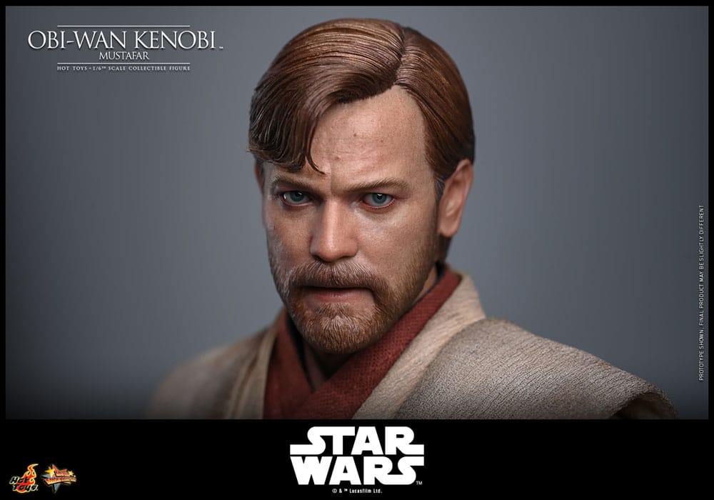 Star Wars: Episode III - Revenge of the Sith Movie Masterpiece Action Figure 1/6 Obi-Wan Kenobi (Mustafar) 31 cm 4895228623508