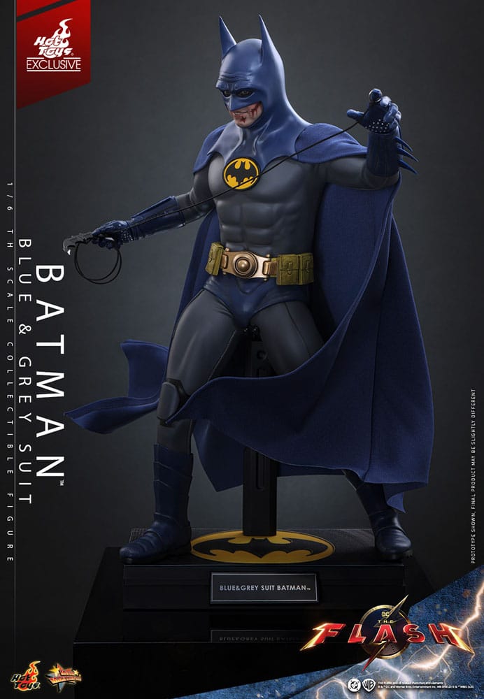 The Flash Movie Masterpiece Action Figure 1/6 Batman (Blue & Grey Suit) Limited Edition Hot Toys Exclusive 30 cm 915011