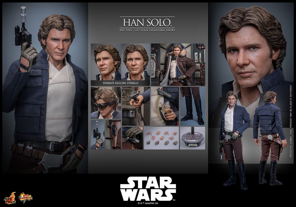 Star Wars Episode V Movie Masterpiece Action Figure 1/6 Han Solo 31 cm 4895228623577