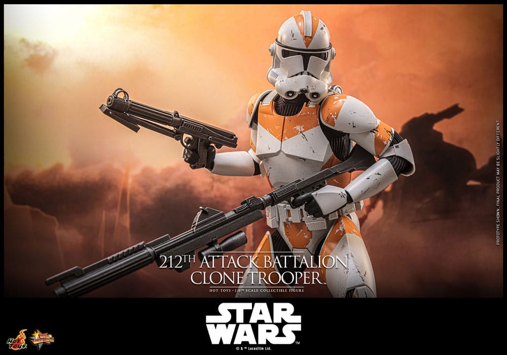 Star Wars: The Clone Wars Action Figure 1/6 212th Attack Battalion Clone Trooper Deluxe Version 30 cm 4895228623737