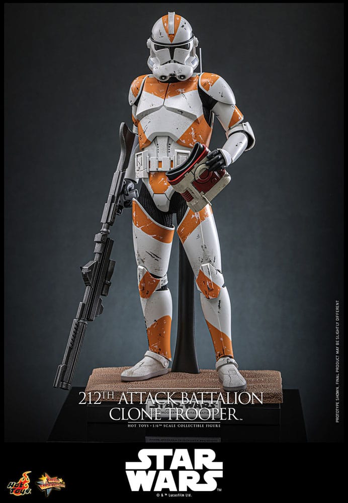 Star Wars: The Clone Wars Action Figure 1/6 212th Attack Battalion Clone Trooper Deluxe Version 30 cm 4895228623737