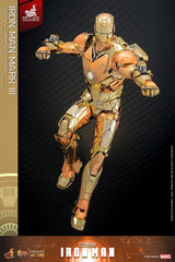 Iron Man Movie Masterpiece Diecast Action Figure 1/6 Iron Man Mark III (Golden & Copper Gold Version) Hot Toys Exclusive 33 cm 915134