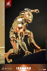 Iron Man Movie Masterpiece Diecast Action Figure 1/6 Iron Man Mark III (Golden & Copper Gold Version) Hot Toys Exclusive 33 cm 915134