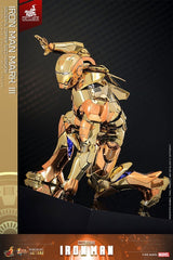Iron Man Movie Masterpiece Diecast Action Figure 1/6 Iron Man Mark III (Golden & Copper Gold Version) Hot Toys Exclusive 33 cm 915134