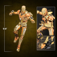 Iron Man Movie Masterpiece Diecast Action Figure 1/6 Iron Man Mark III (Golden & Copper Gold Version) Hot Toys Exclusive 33 cm 915134