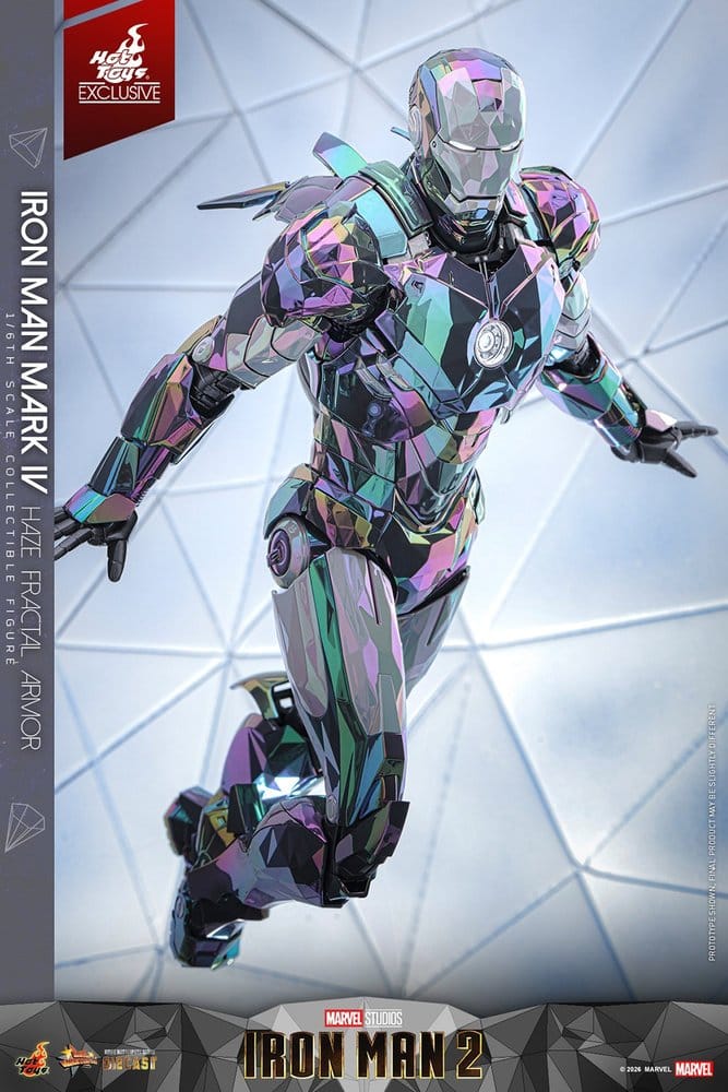 Iron Man 2 Action Figure 1/6 Iron Man Mark IV (Haze Fractal Armor) 33 cm 915135