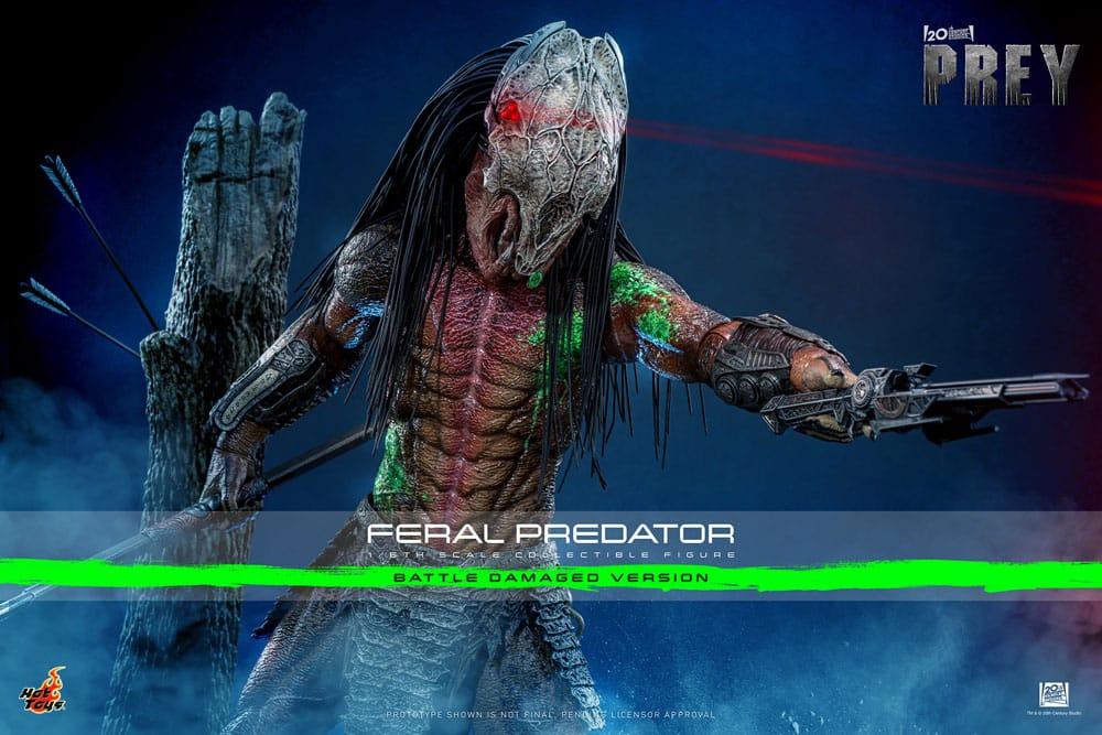 Prey Action Figure 1/6 Feral Predator (Battle Damaged Version) 37 cm 4895228624215