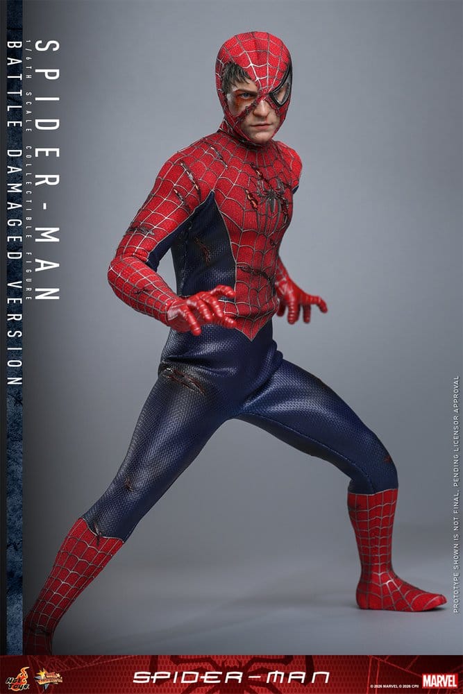Spider-Man Movie Masterpiece Action Figure 1/6 Spider-Man (Battle Damaged Version) 30 cm 4895228624260