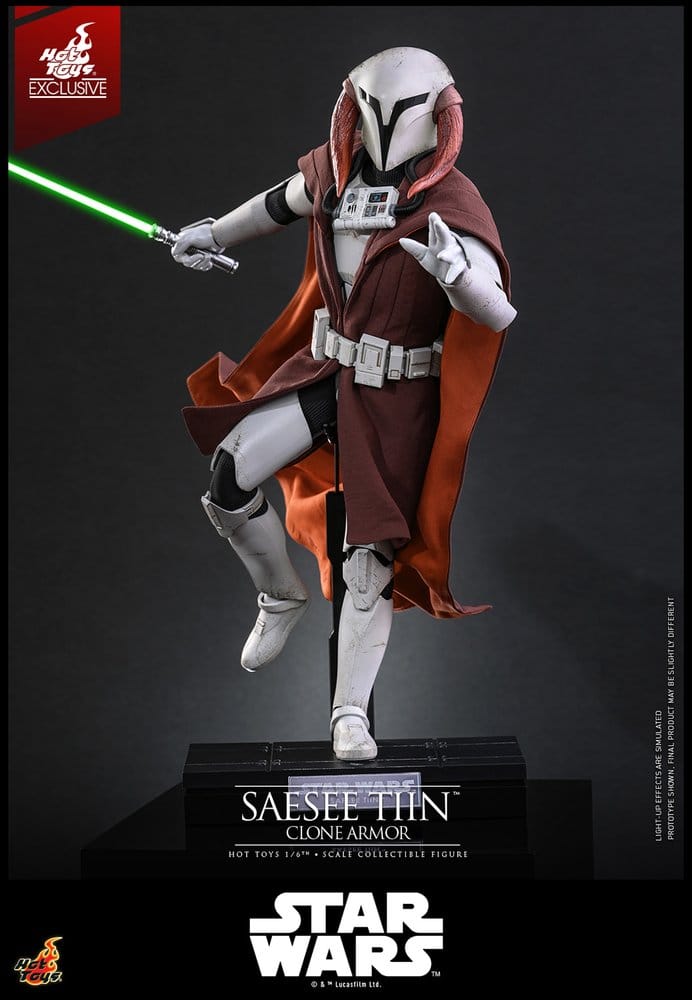 Star Wars: The Clone Wars Television Masterpiece Action Figure 1/6 Saesee Tiin (Clone Armor) (Hot Toys Exclusive) 32 cm 4895228623263