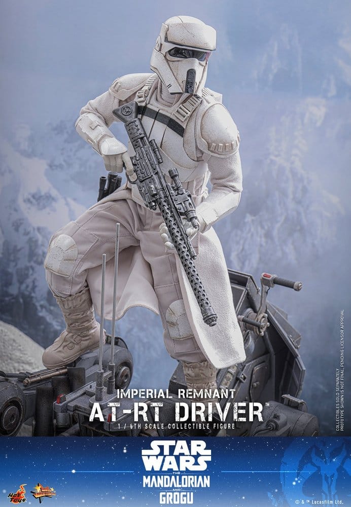Star Wars: The Mandalorian & Grogu Movie Masterpiece Action Figure 1/6 Imperial Remnant AT-RT Driver 30 cm 4895228623959